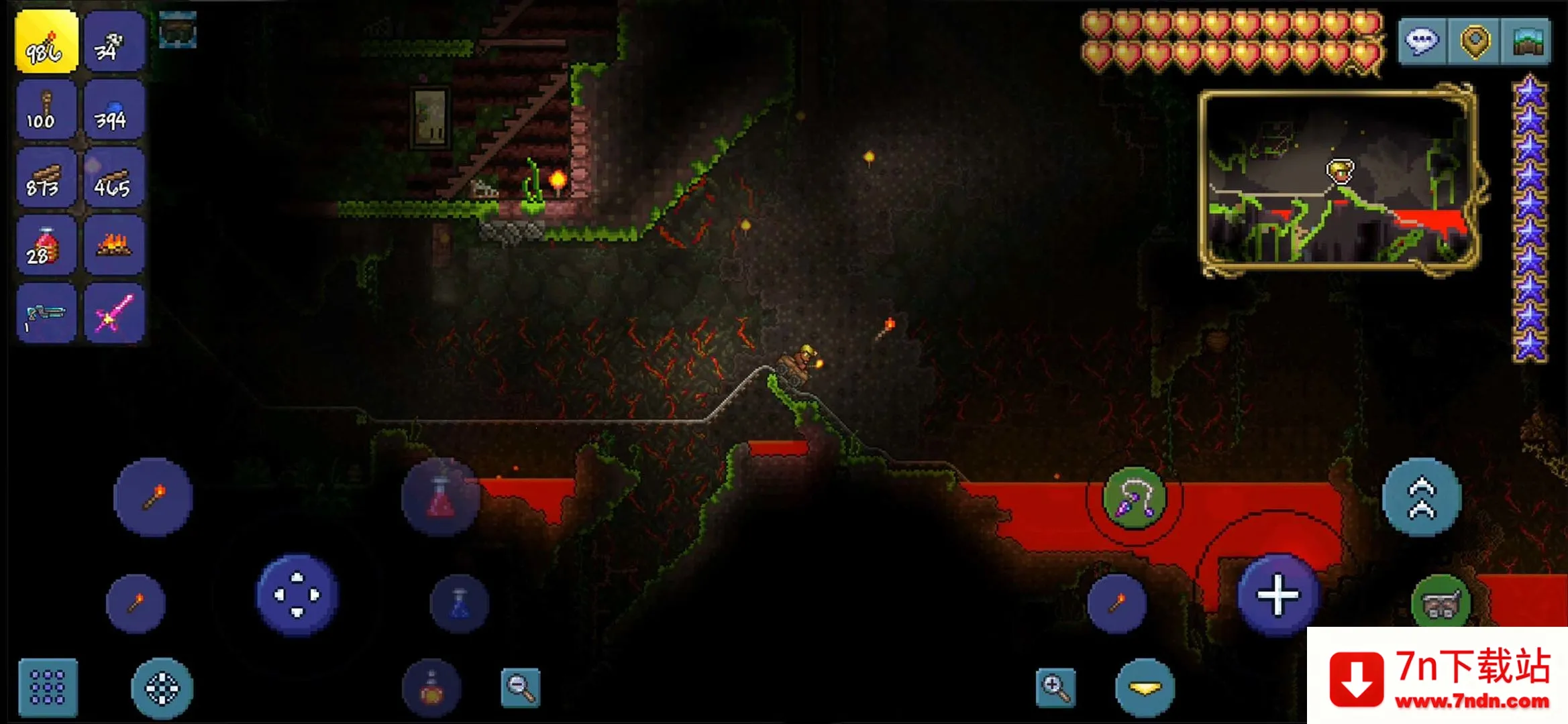 terraria�ֶ�(�ֶ򴳹���Ϸ)v1.4.1.5.1 ��Ѱ��ͼ