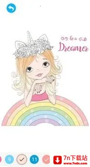 Cute girl coloring books(������ɫ��Ϸ)v1.2.1 �ٷ������ͼ