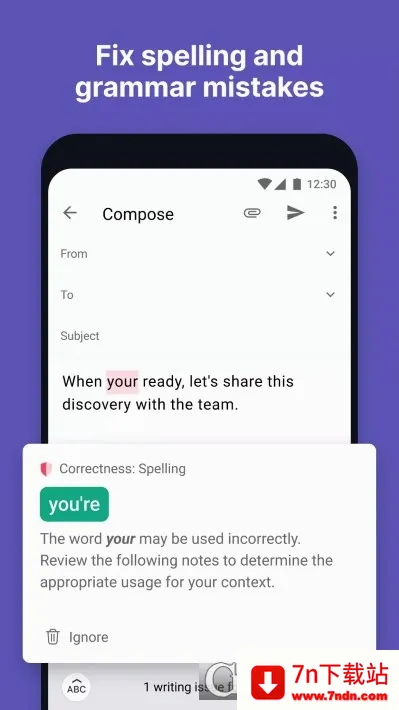 Grammarly(д����������)v1.1 �ֻ����ͼ