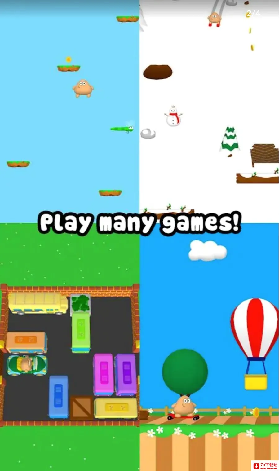 �ҵĳ���3D(Pou����������Ϸ)v1.0.73 �ٷ������ͼ